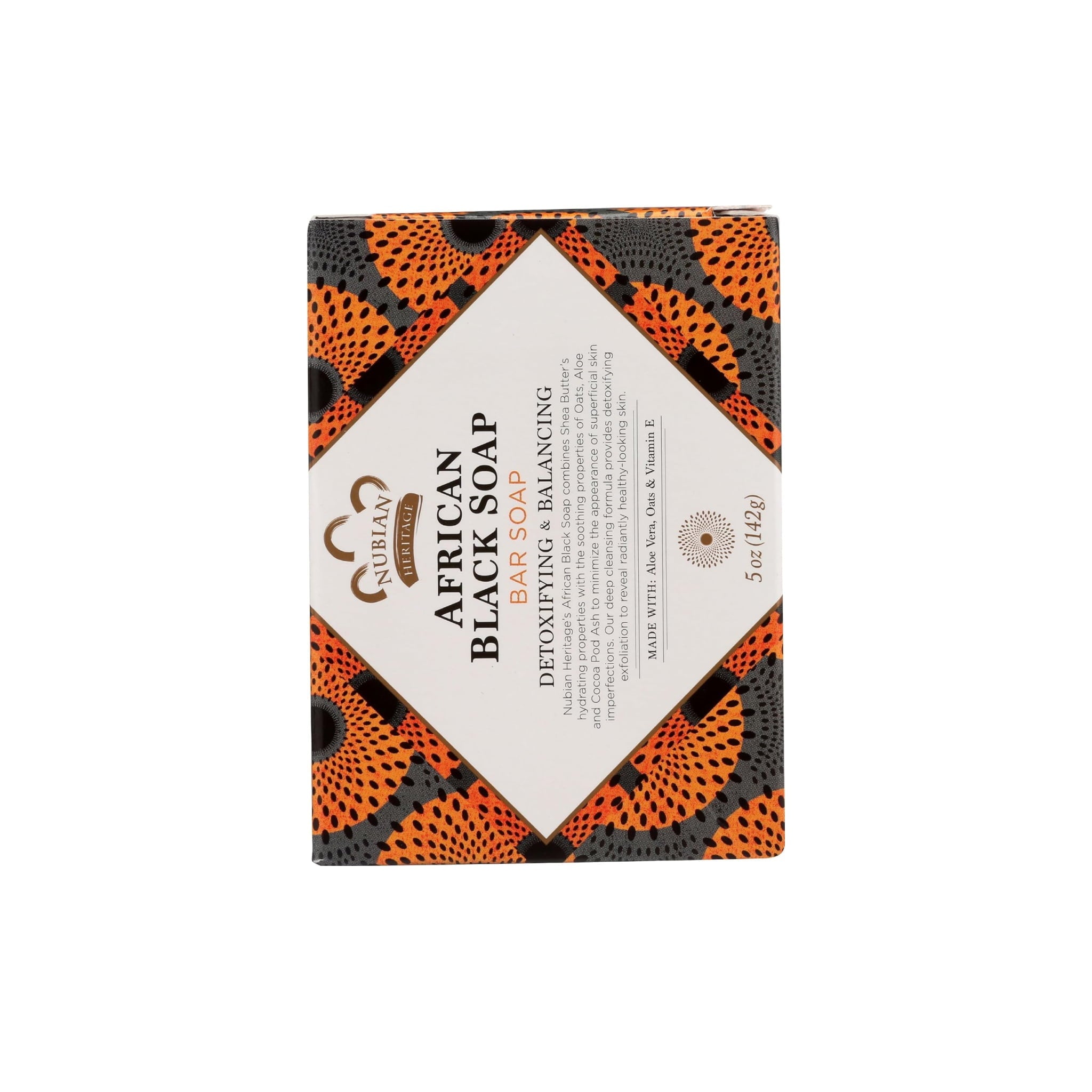 NUBIAN SOAP AFRICAN BLACK 142G