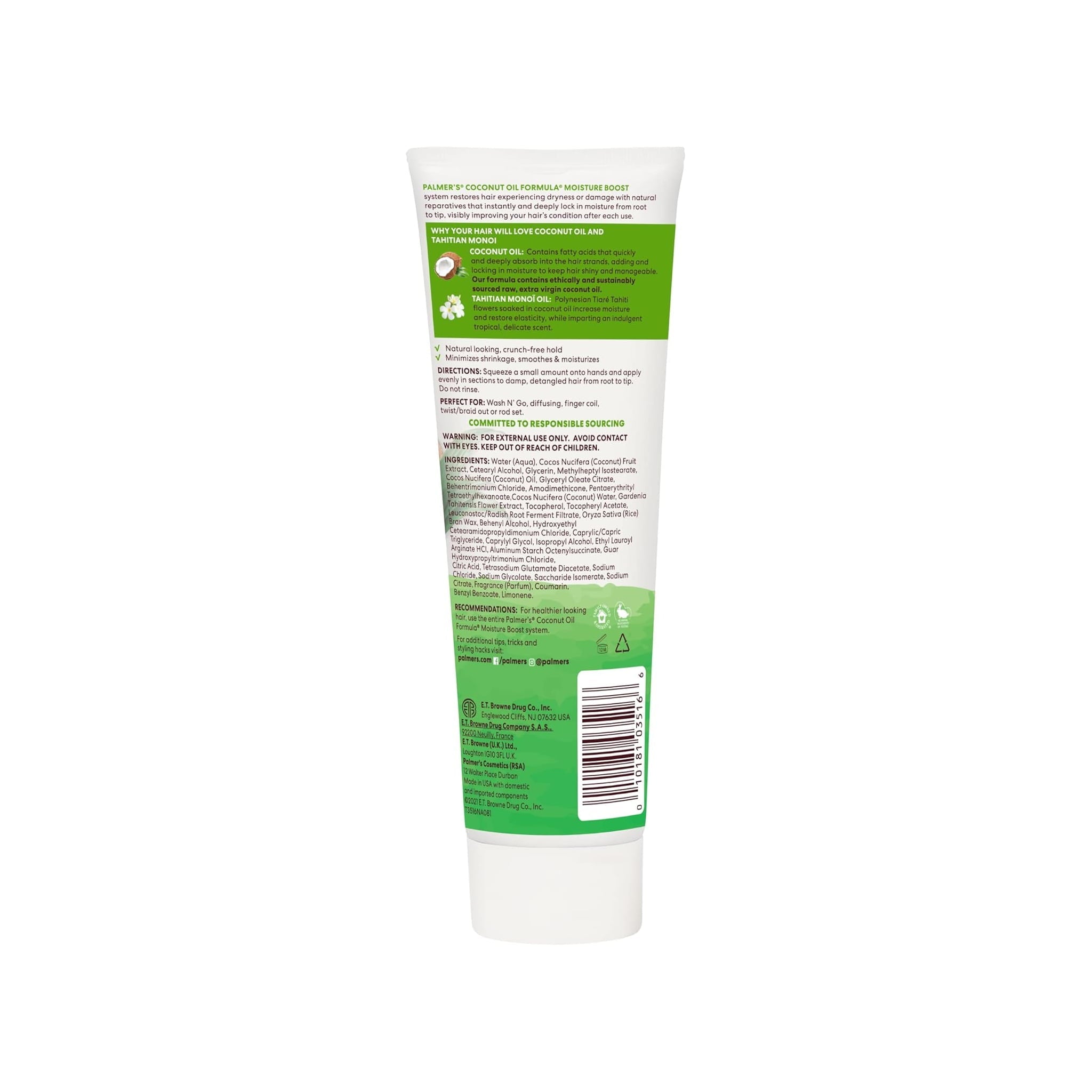 PALMER'S COCONUT OIL CURL WHIP CREAM 250ML