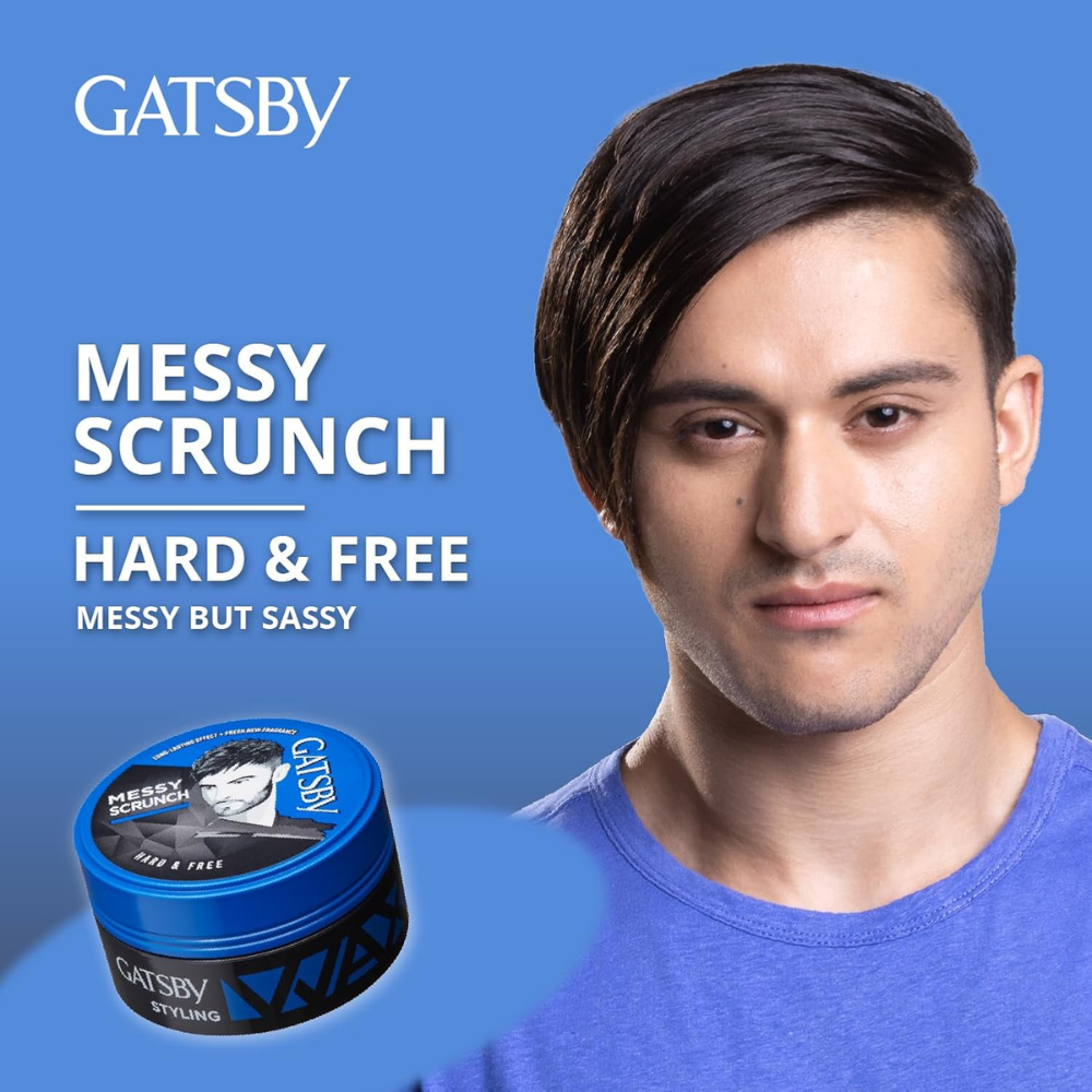 GATSBY Messy Scrunch – Hard & Free