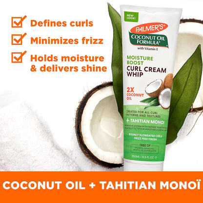 PALMER'S COCONUT OIL CURL WHIP CREAM 250ML