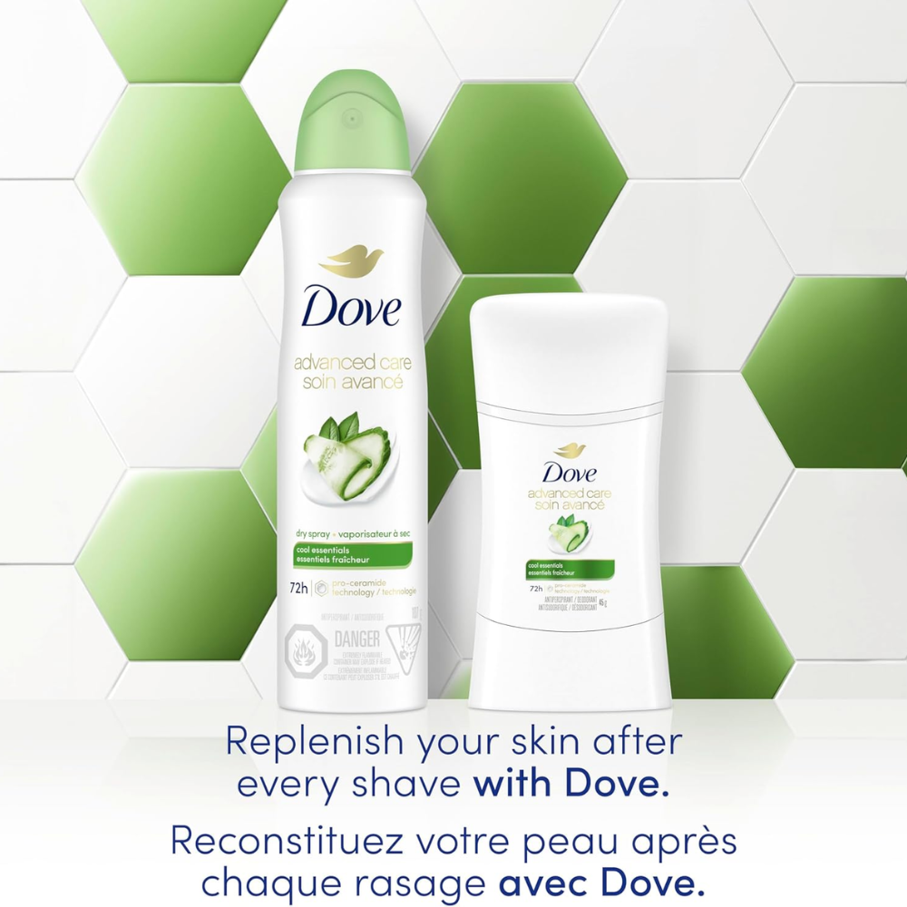 Dove Aluminum Free Deodorant for Women – Cucumber & Green Tea