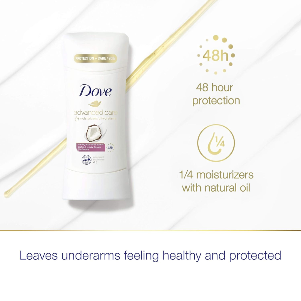 Dove Caring Coconut Scent Stick Anti-Perspirant Deodorant – 40ml