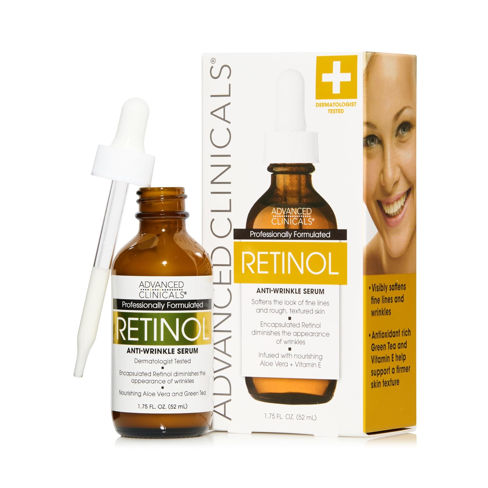 Advanced Clinicals Retinol Anti-Wrinkle Serum (52ml)