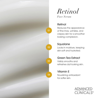 Advanced Clinicals Retinol Anti-Wrinkle Serum (52ml)