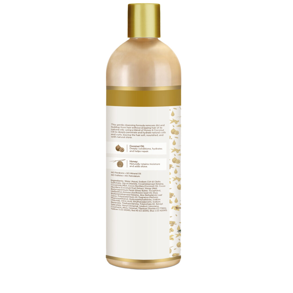 African Pride Moisture Miracle Honey & Coconut Oil Shampoo 473ml (Family Size)
