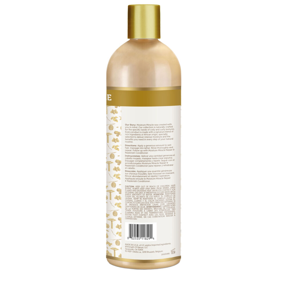 African Pride Moisture Miracle Honey & Coconut Oil Shampoo 473ml (Family Size)