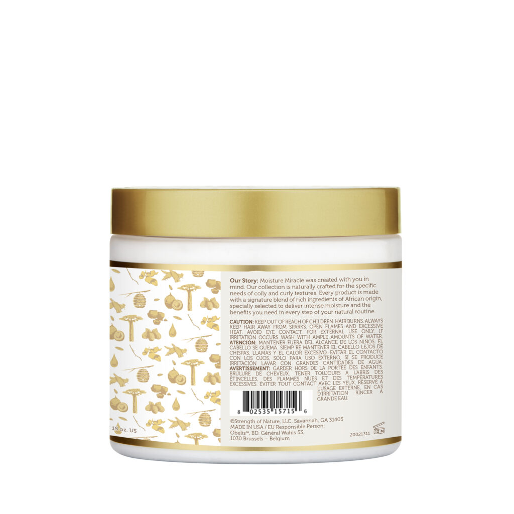 African Pride Moisture Miracle Coconut Oil & Baobab Oil Leave-In Cream