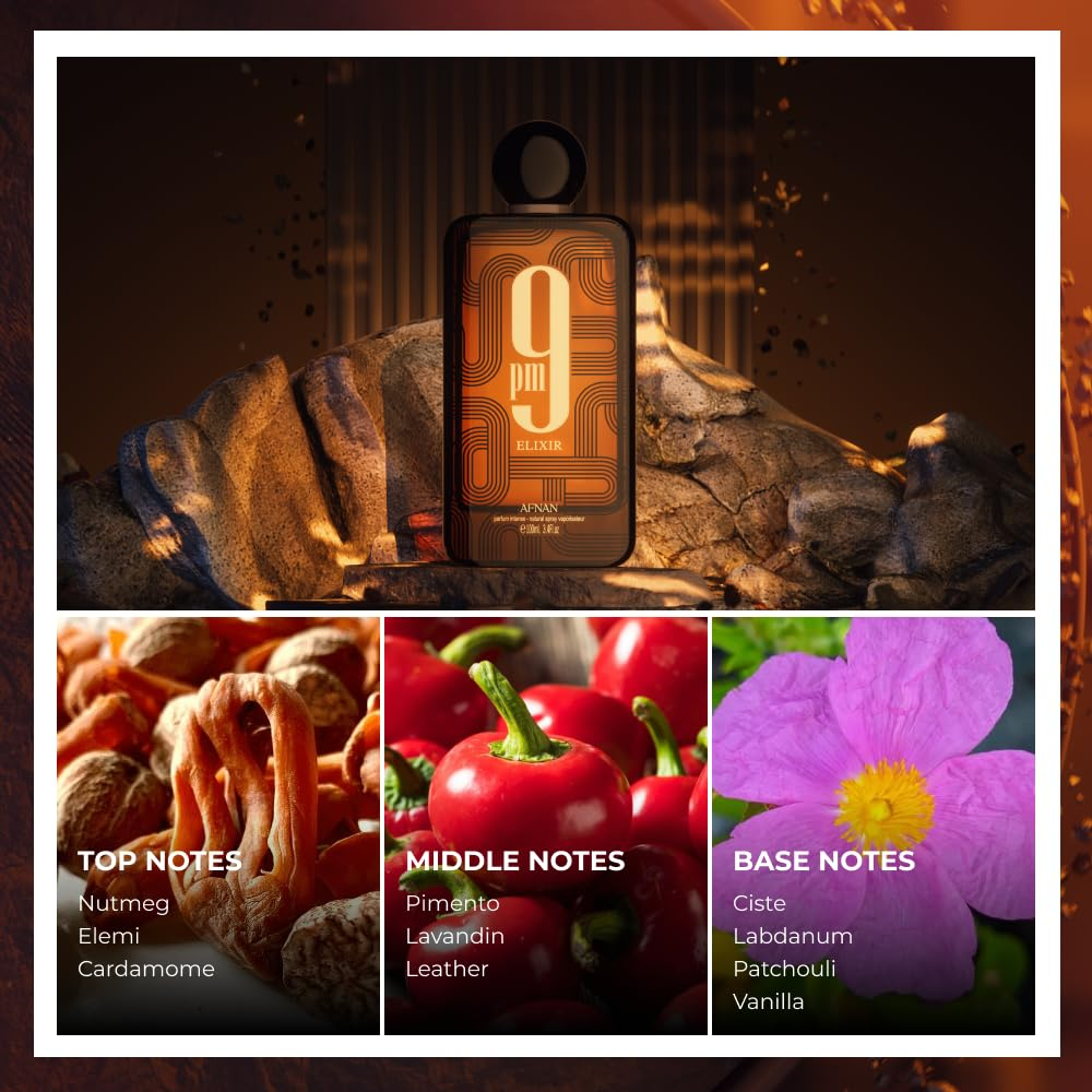 Afnan 9pm Elixir Extrait de Parfum – 100ml
