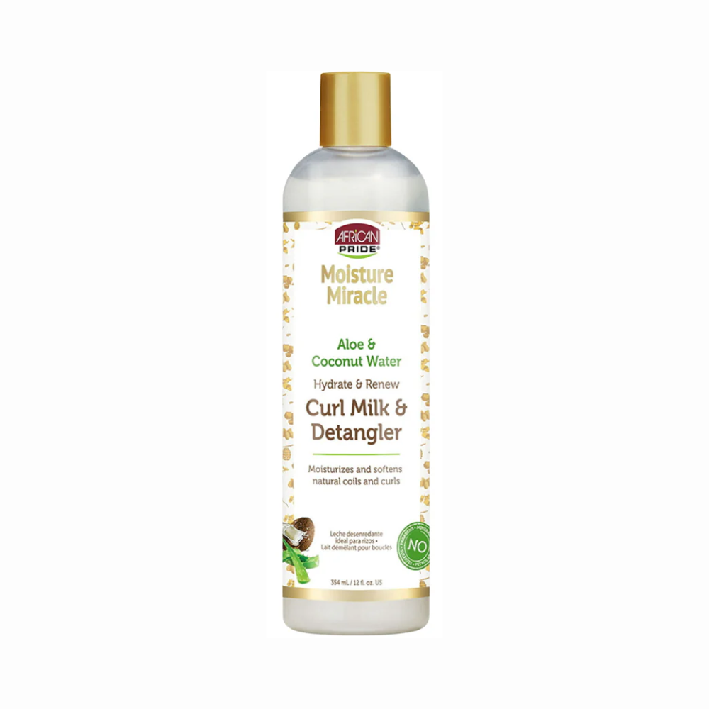 African Pride Moisture Miracle Aloe & Coconut Curl Milk – 354ml