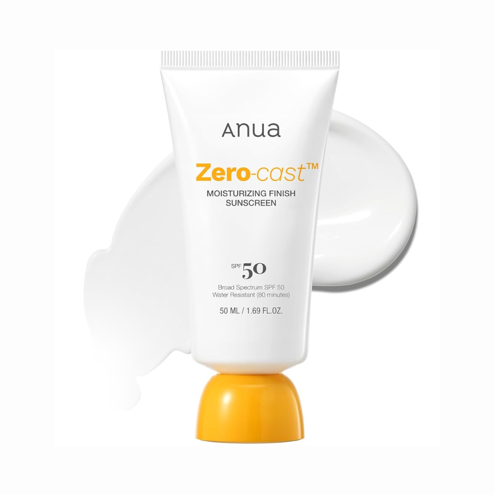 Anua Zero-Cast Moisturizing Finish Sunscreen SPF 50 50ml