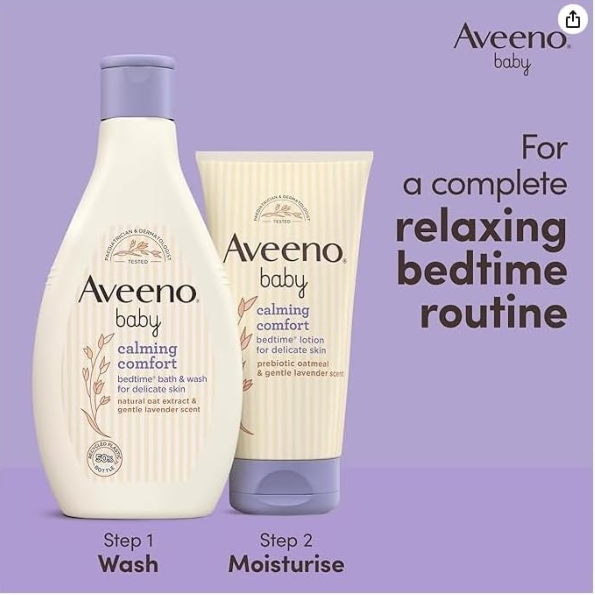 Aveeno Baby Calming Comfort Bedtime Lotion 150ml
