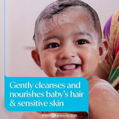 Aveeno Baby Daily Moisture Wash & Shampoo 532ml