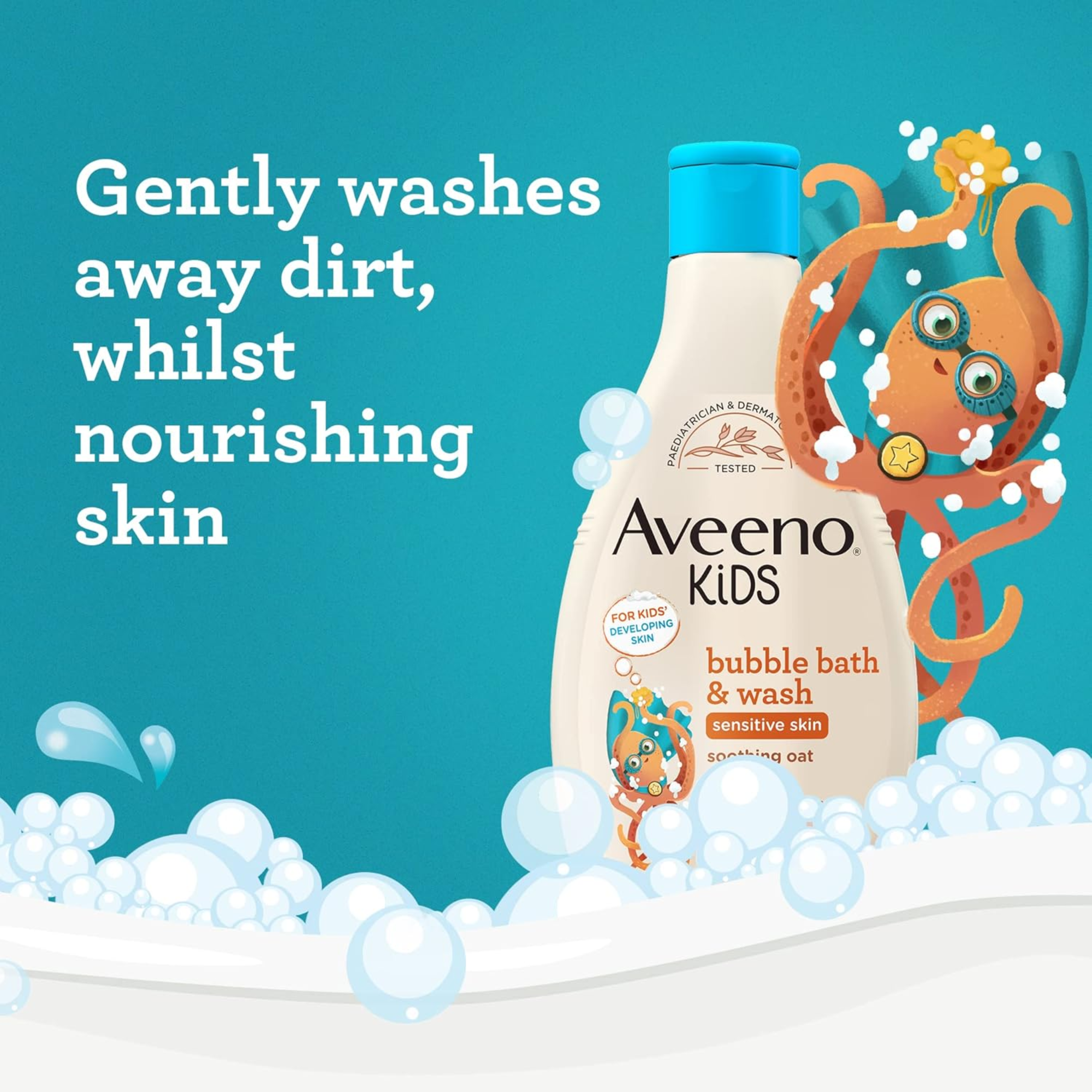 Aveeno Kids Bubble Bath Wash 250ml