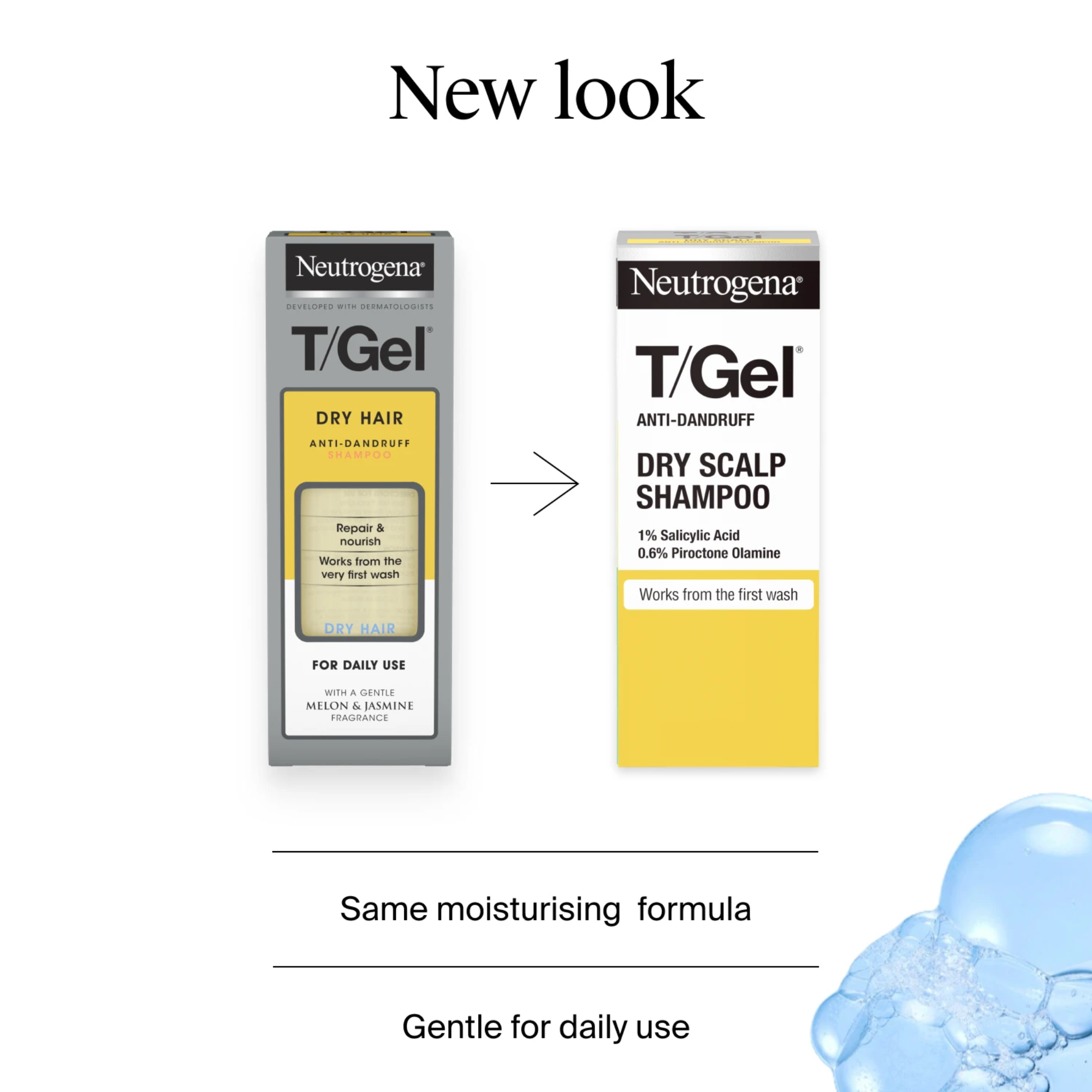 Neutrogena® T/Gel® Dry Scalp Anti-Dandruff Shampoo – 250ml