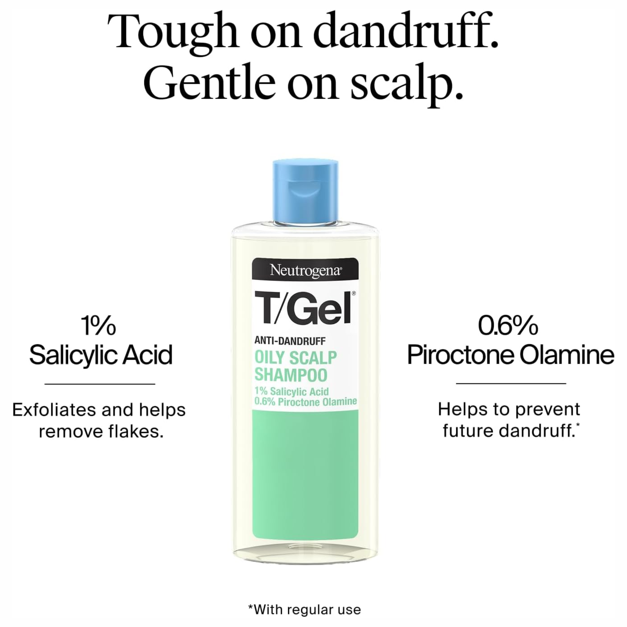 Neutrogena® T/Gel® Anti-Dandruff Shampoo for Oily Scalp &amp; Hair – 250ml