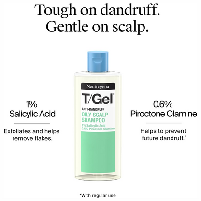 Neutrogena® T/Gel® Anti-Dandruff Shampoo for Oily Scalp &amp; Hair – 250ml