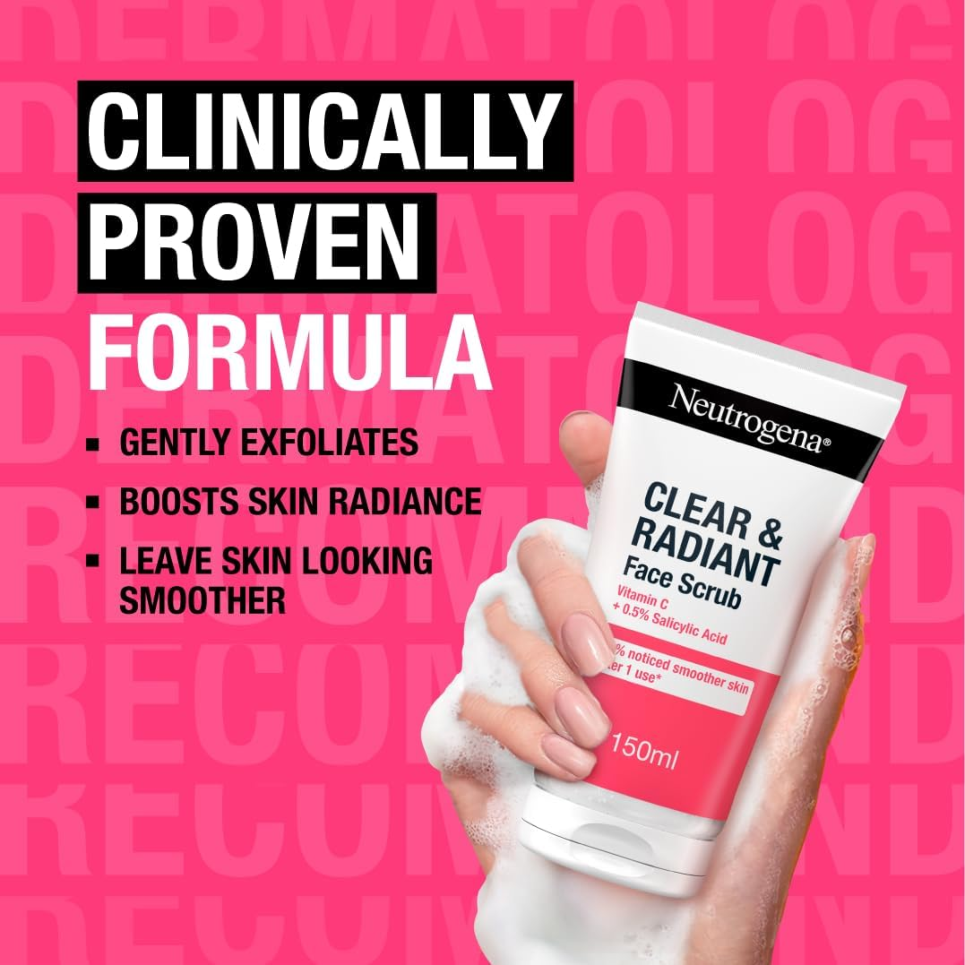 Neutrogena® Clear & Radiant Face Scrub – 150ml