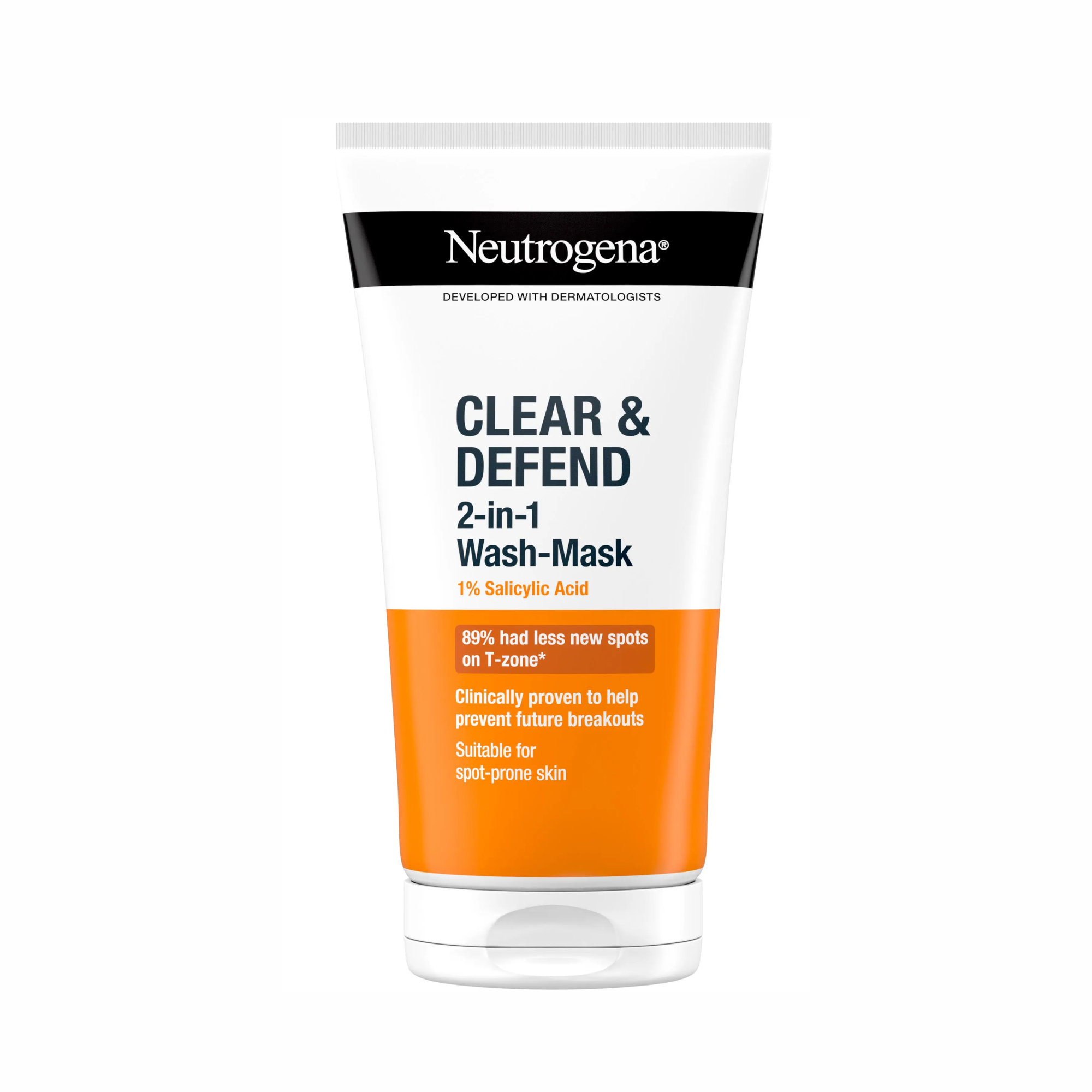 Neutrogena® Clear & Defend Salicylic Acid Face Scrub – 150ml
