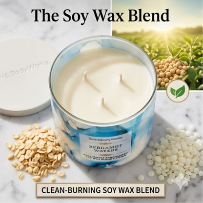 Bath &amp; Body Works 3-Wick Candle – Bergamot Waters