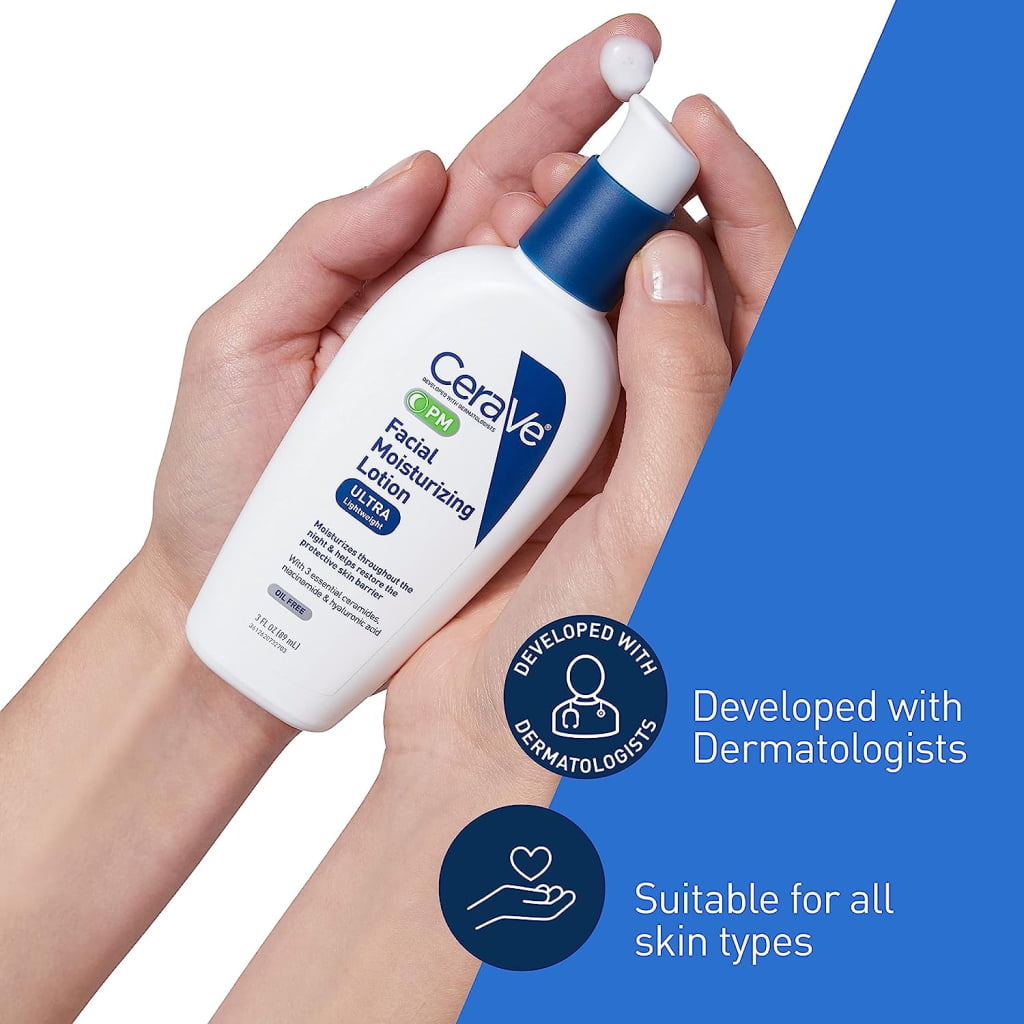 CERAVE PM FACIAL MOISTURIZING LOTION 89ML
