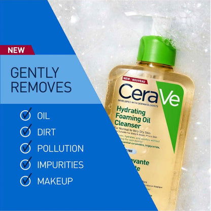CeraVe Hydrating Foaming Oil Cleanser for Dry Skin 236ml