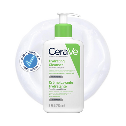 CeraVe Hydrating Cleanser for Normal to Dry Skin (236ml)