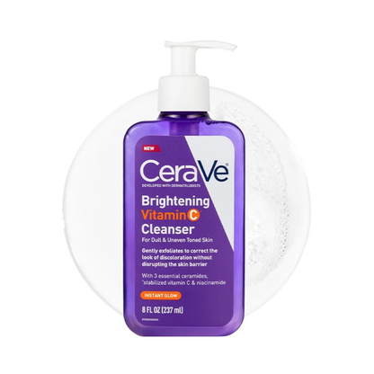 Cerave Skin Renewing Brightening Vitamin C Cleanser 236ml