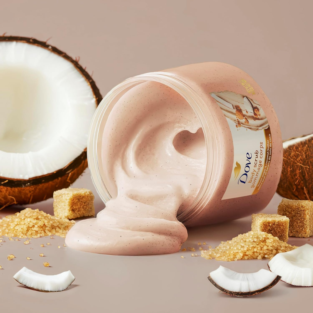 Dove Brown Sugar & Coconut Butter Body Scrub 15 0z