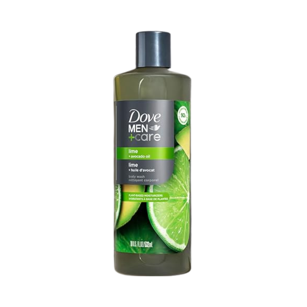 Dove Men+Care Plant-Powered Body Wash – Lime + Avocado Oil (532ml)