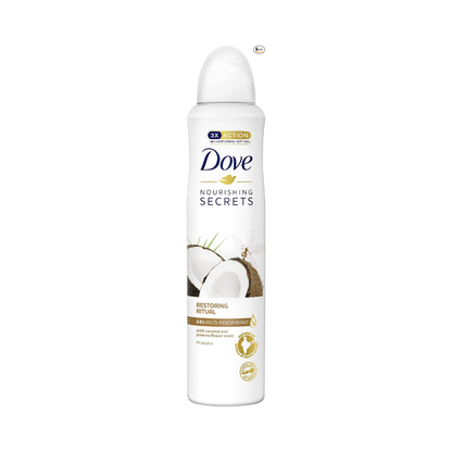 Dove Nourishing Secrets Coconut & Jasmine Flower Anti-Perspirant Deodorant Aerosol – 250 ml