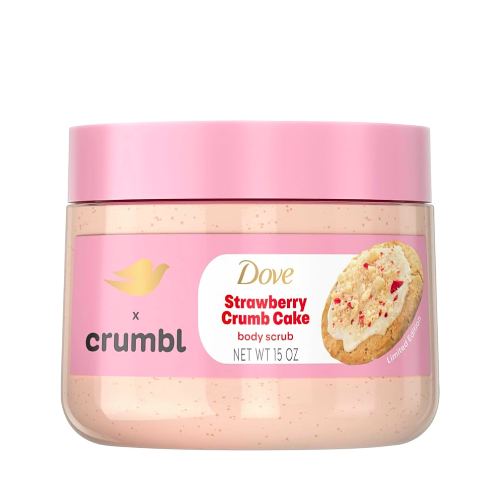 Dove Strawberry Crumb Cake Body Scrub 15oz