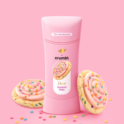 Dove x Crumbl Limited Edition Deodorant Stick – Confetti Cake 74g