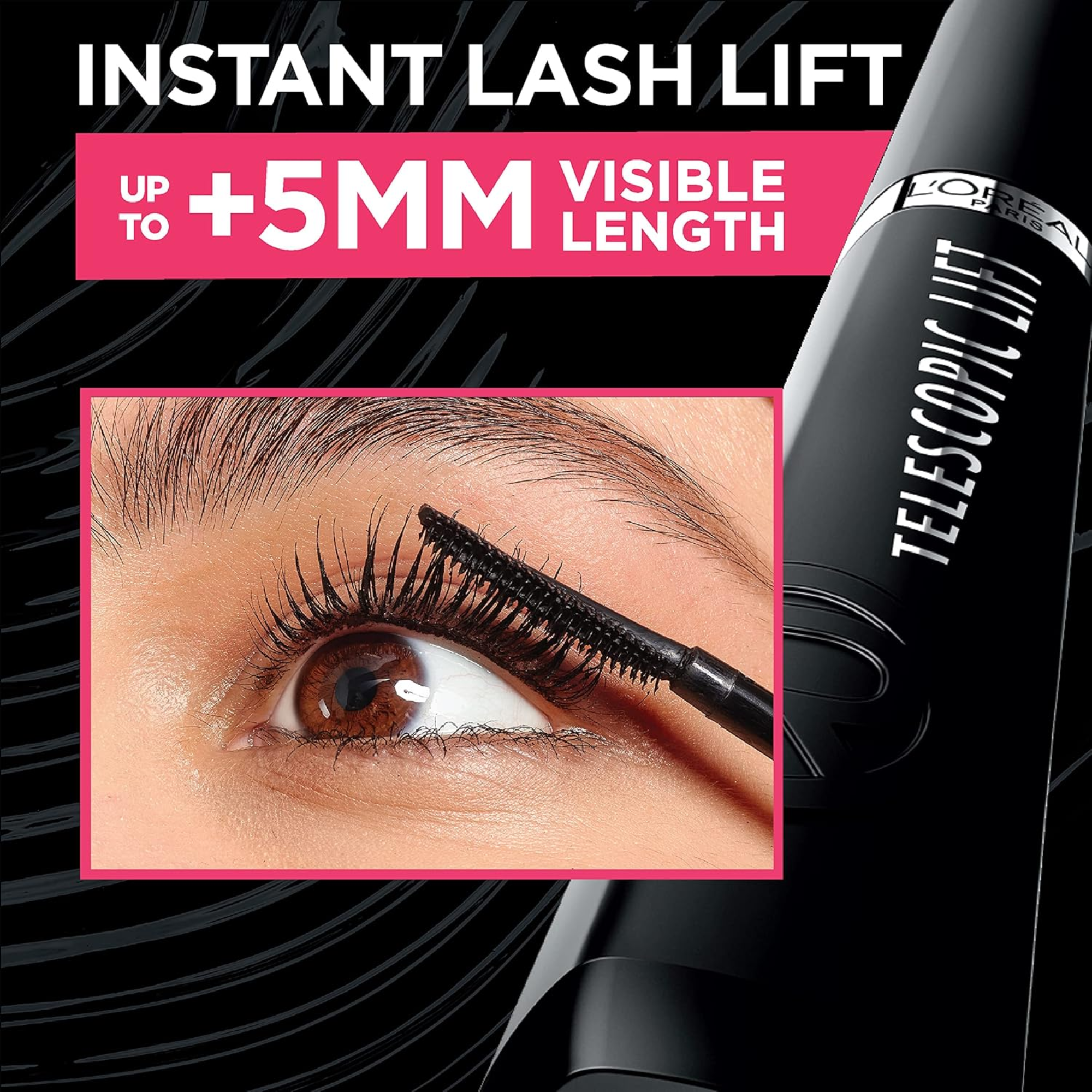 L'Oréal Instant Lift Washable Mascara - Black