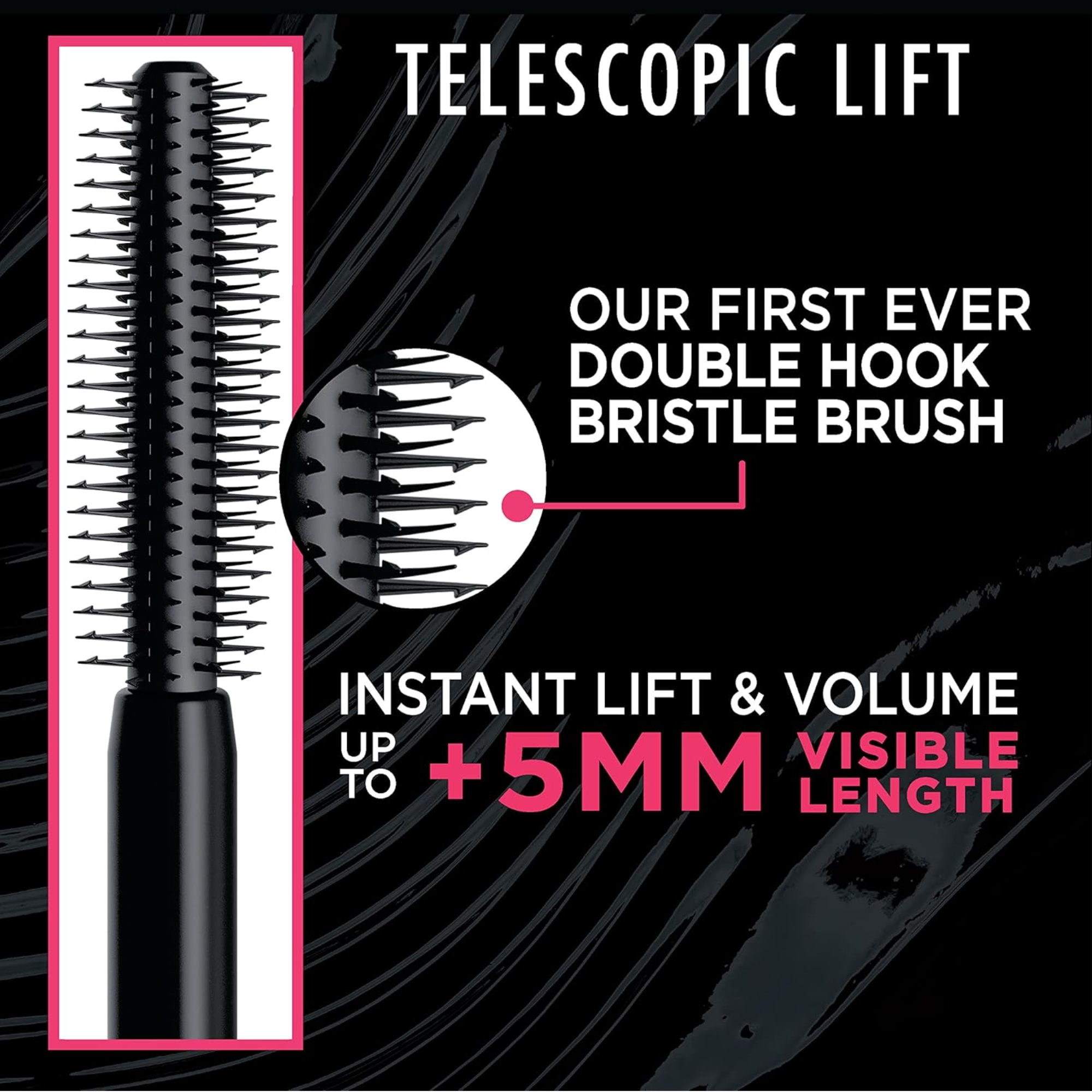 L'Oréal Instant Lift Washable Mascara - Black