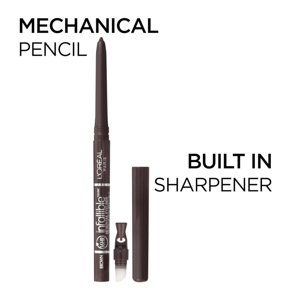 L'Oreal Paris Infallible Never Fail Mechanical Pencil Eyeliner – Black
