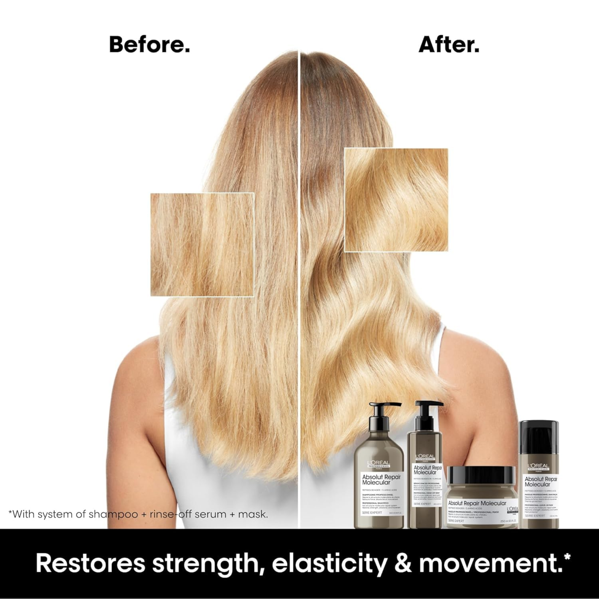 L'Oréal Professionnel Paris Absolut Repair Molecular Leave-In Mask 100ml
