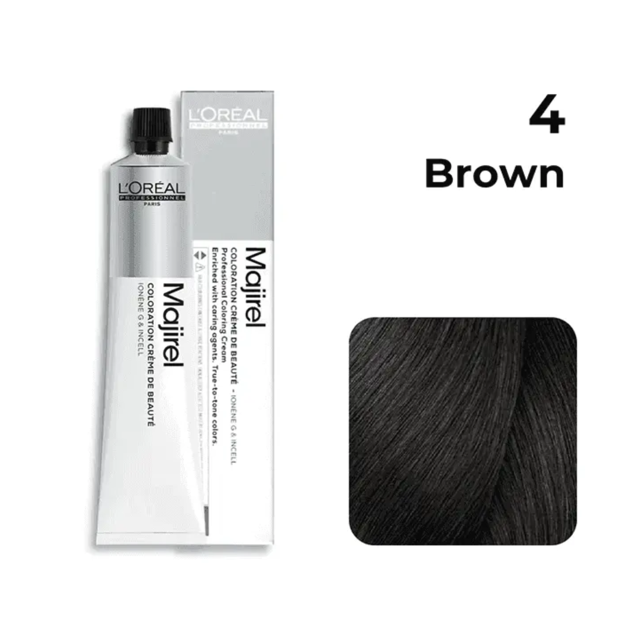 L'Oréal Professionnel Majirel Hair Coloring Cream No.4 Brown – 50ml