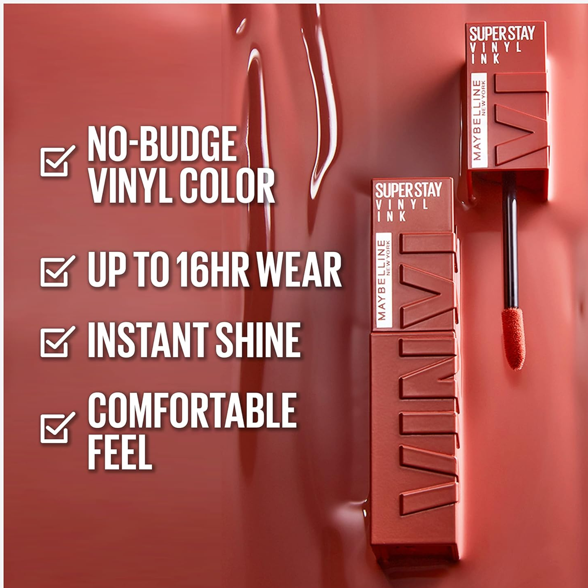 Maybelline Super Stay Vinyl Ink Longwear No-Budge Liquid Lipstick – Awestruck