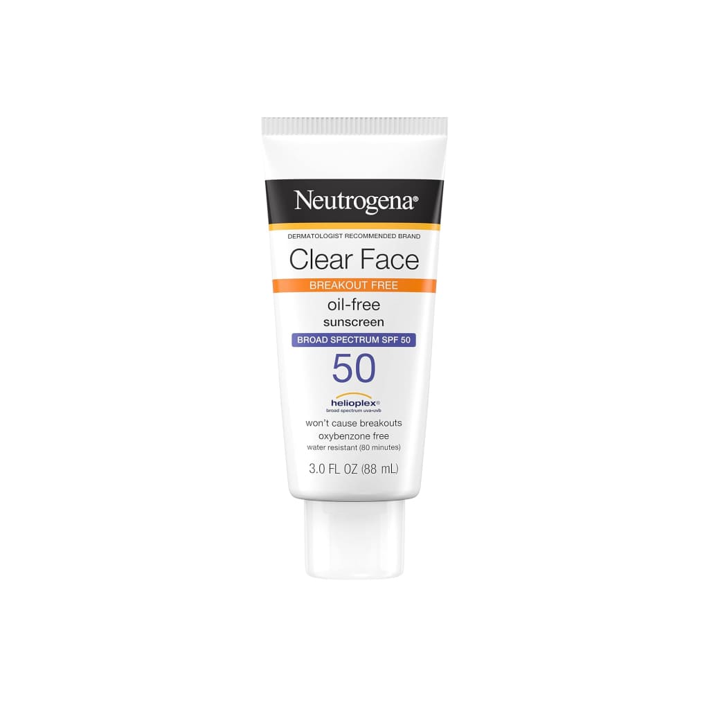 Neutrogena Clear Face Breakout-Free Liquid Lotion Sunscreen SPF 50 (88ml)