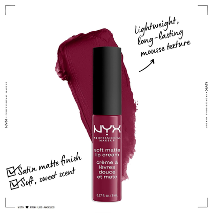 NYX PROFESSIONAL MAKEUP Soft Matte Lip Cream – Copenhagen