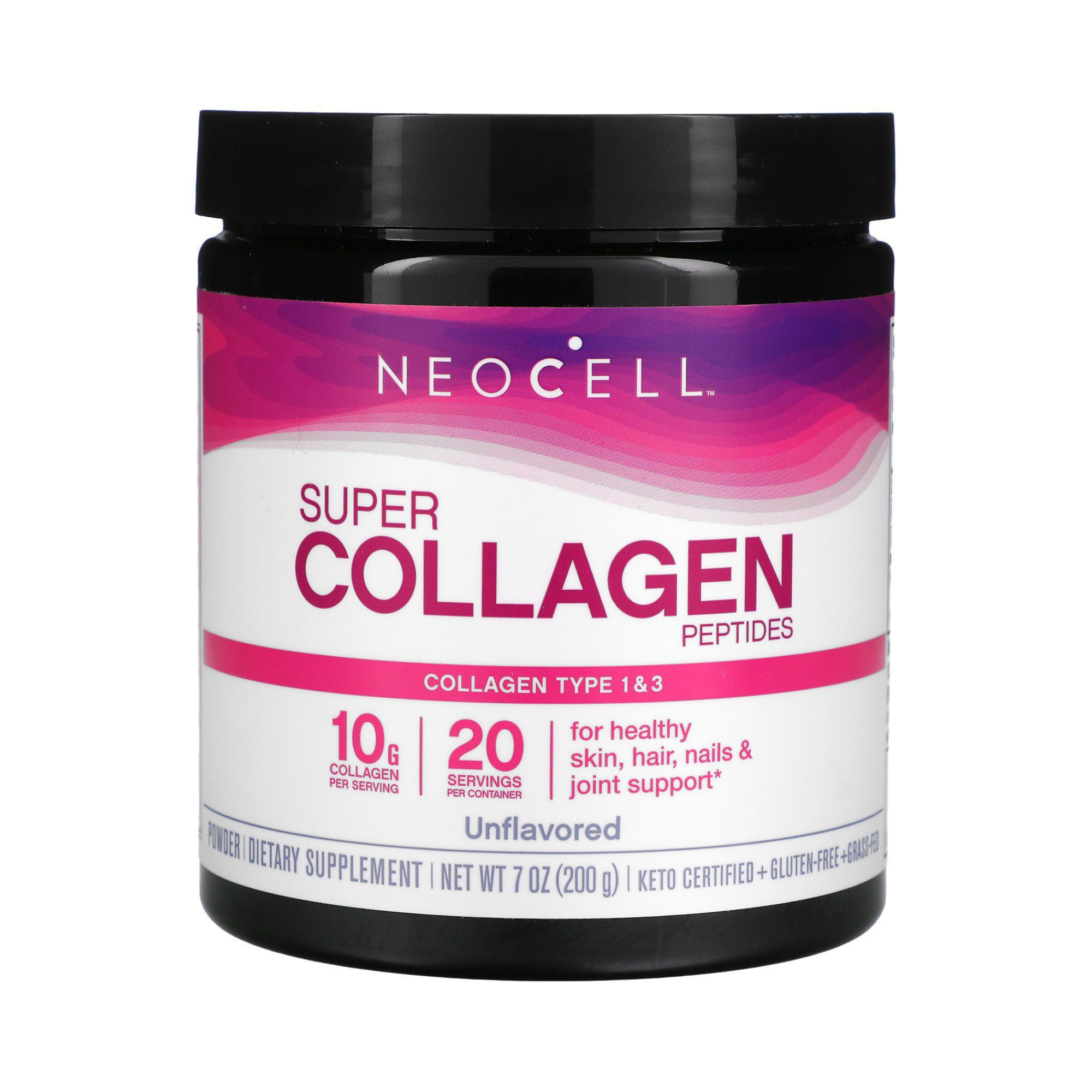 NeoCell Super Collagen Peptides, Unflavored, 7 oz (200g)