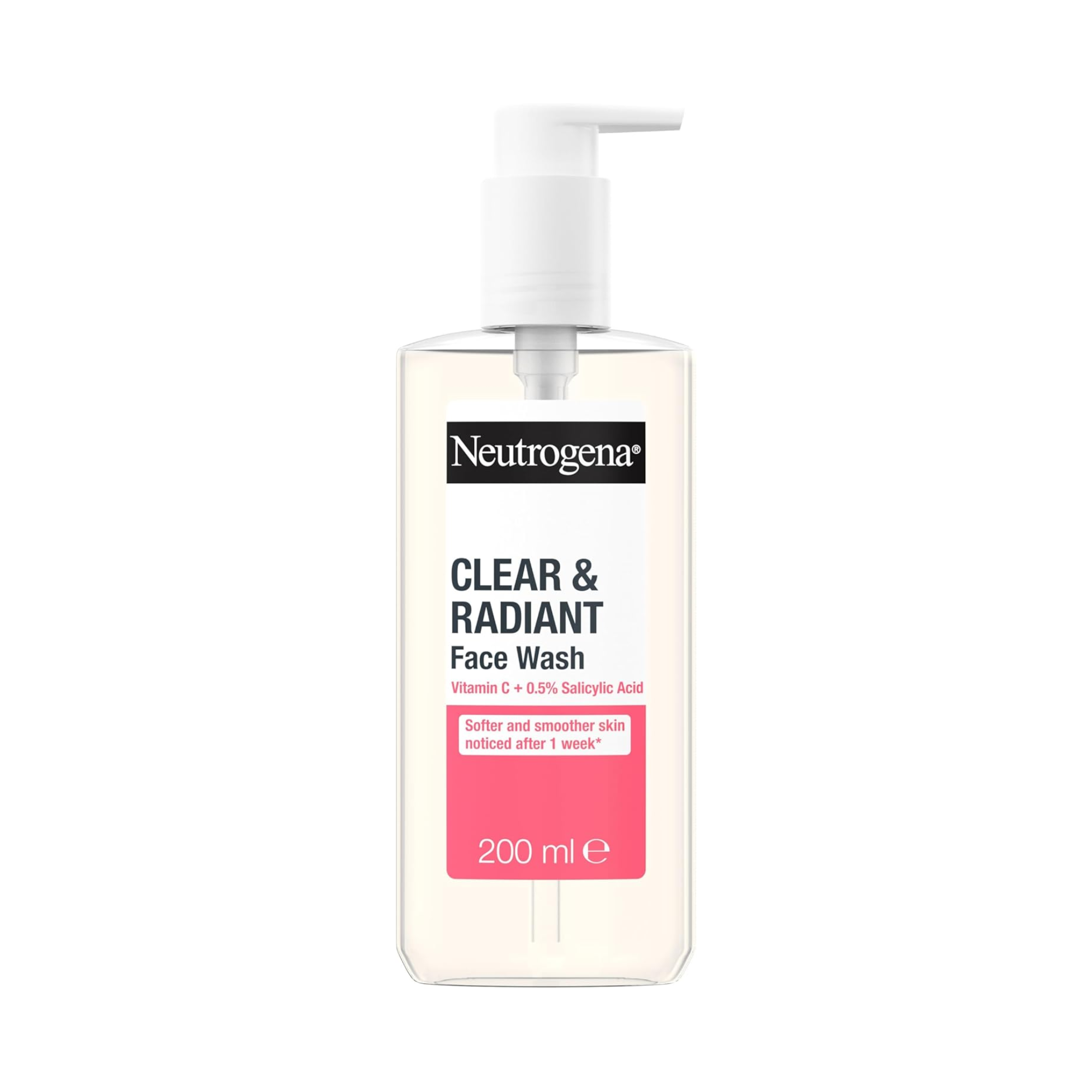 Neutrogena Clear And Radiant Face Wash 200ml