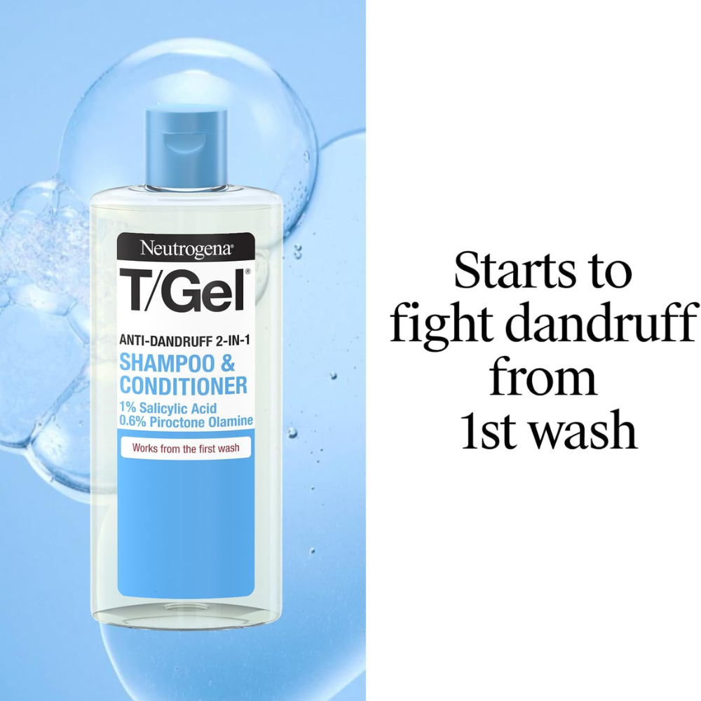 Neutrogena T/Gel 2-in-1 Anti-Dandruff Shampoo & Conditioner – 250ml