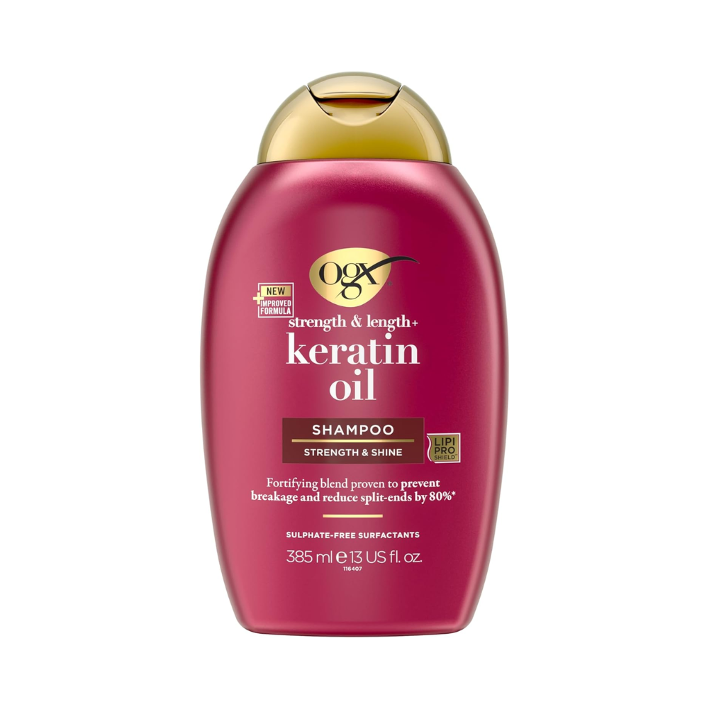 OGX Keratin Oil Strength &amp; Length Shampoo – 385ml