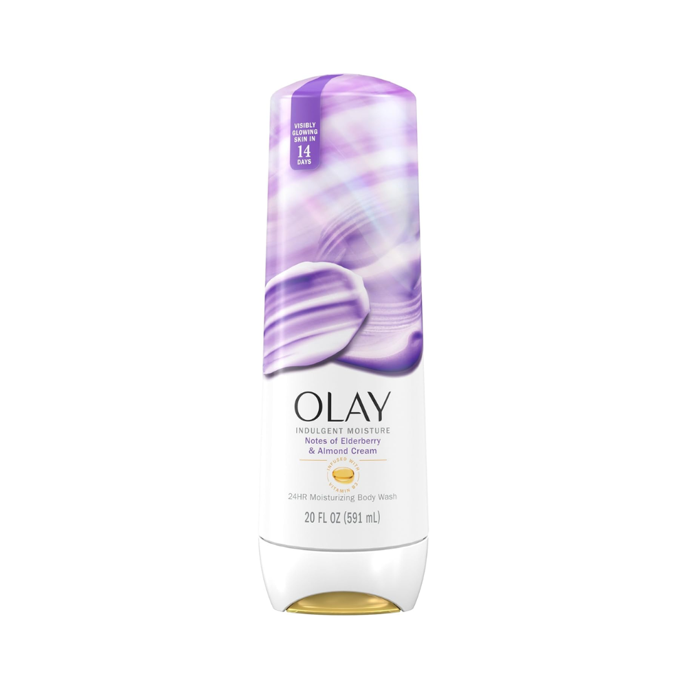 Olay Indulgent Moisture Body Wash – Elderberry & Almond Cream 591ml