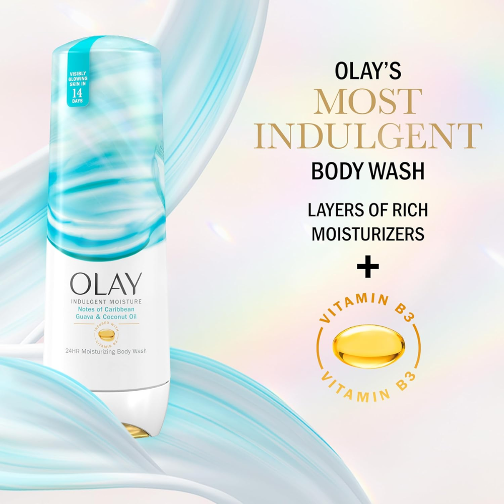 Olay Indulgent Moisture Body Wash – Guava & Coconut 591ml