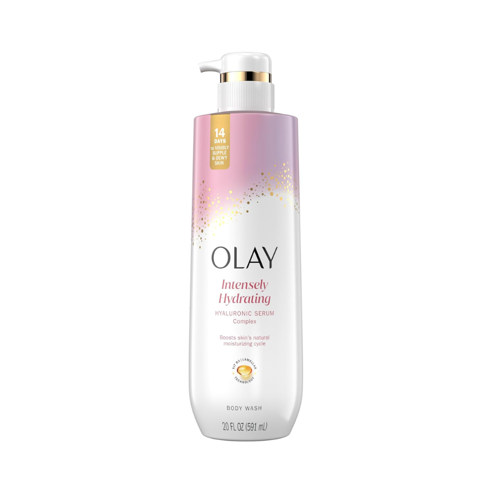 Olay Intensely Hydrating Body Wash with Hyaluronic Acid Serum Complex 591ml