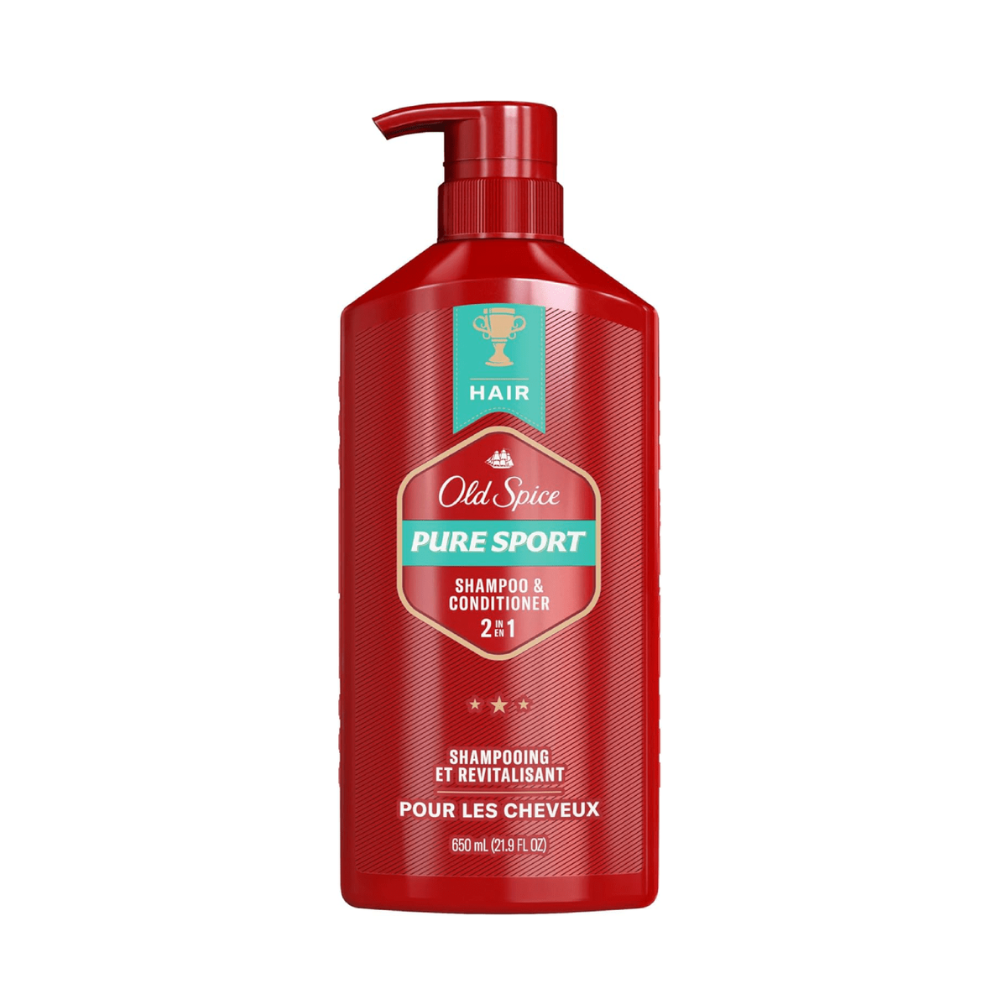 Old Spice Pure Sport Shampoo & Conditioner 650ml