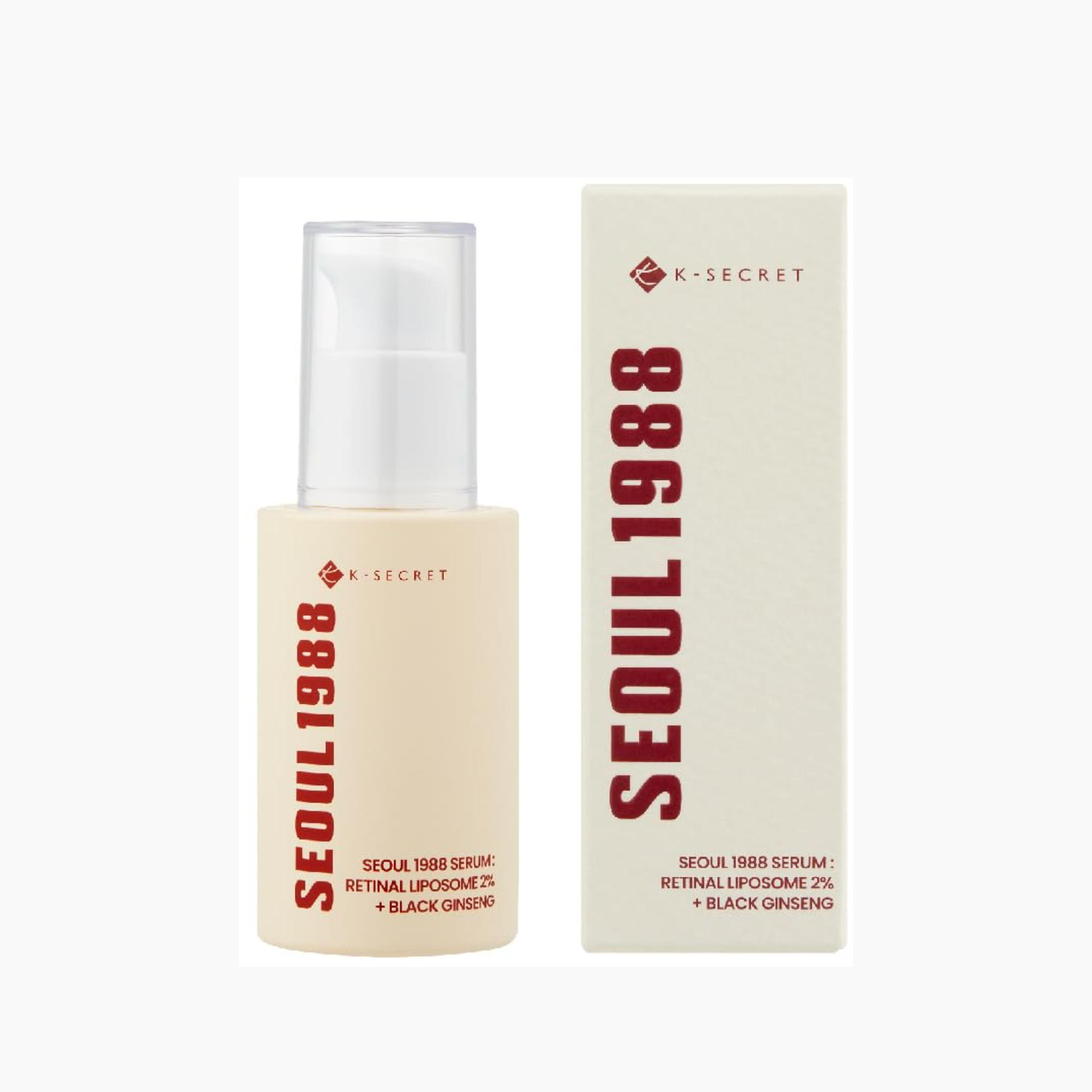 SEOUL 1988 Serum: Retinal Liposome 2% + Black Ginseng (30 ml)