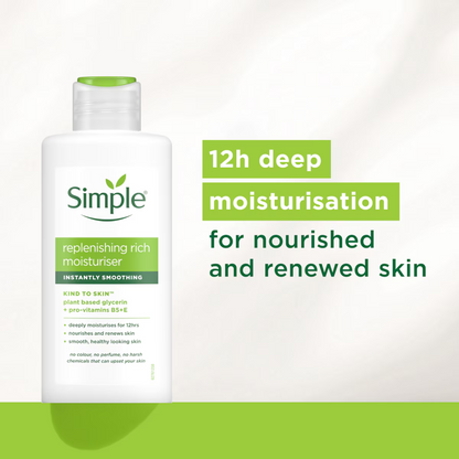 SIMPLE REPLENISHING RICH MOISTURISER 125ML